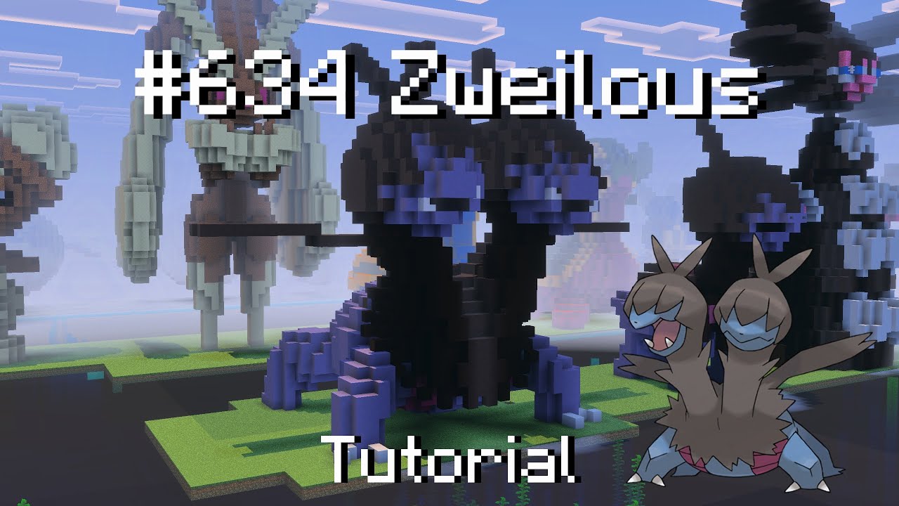 How to build a Pok&eacute;mon zweilous in Minecraft (Tutorial)