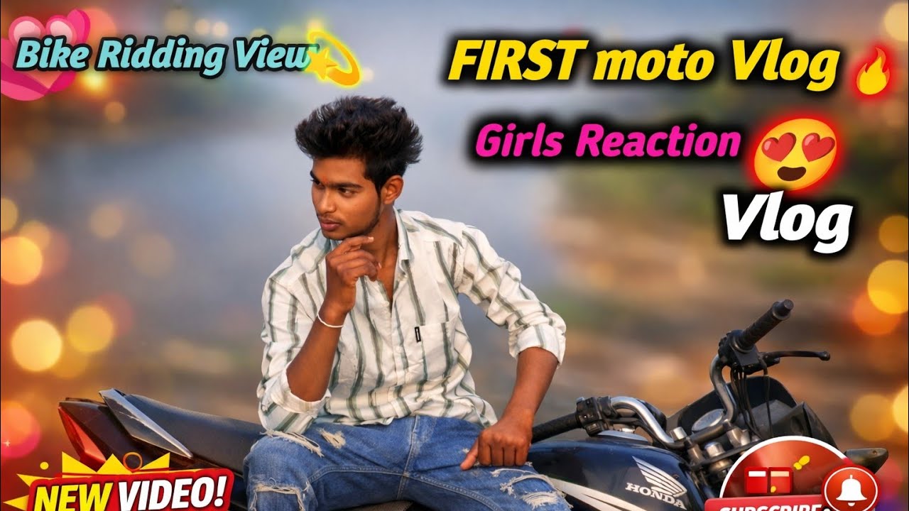 First Moto Vlog 🔥 || Gaon Road Ride 😍 + Public Reaction 👀 || 125cc Bike Ride On Village Road 😂 