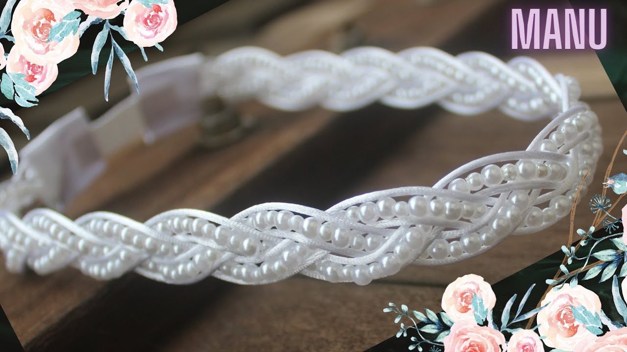 Artesanato passo a passo: Tiara de pérolas 🤗(simples fácil e lucrativo)