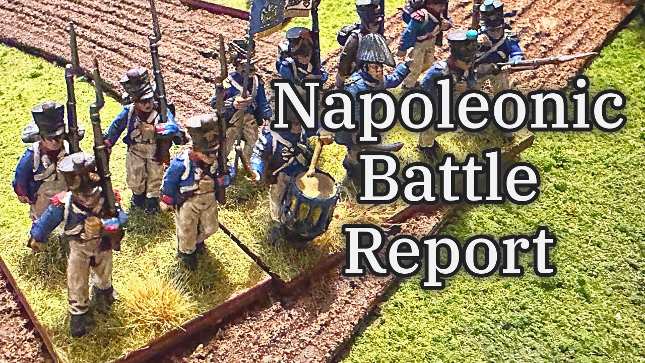 Napoleonic Battle Report with Rebels & Patriots Rules