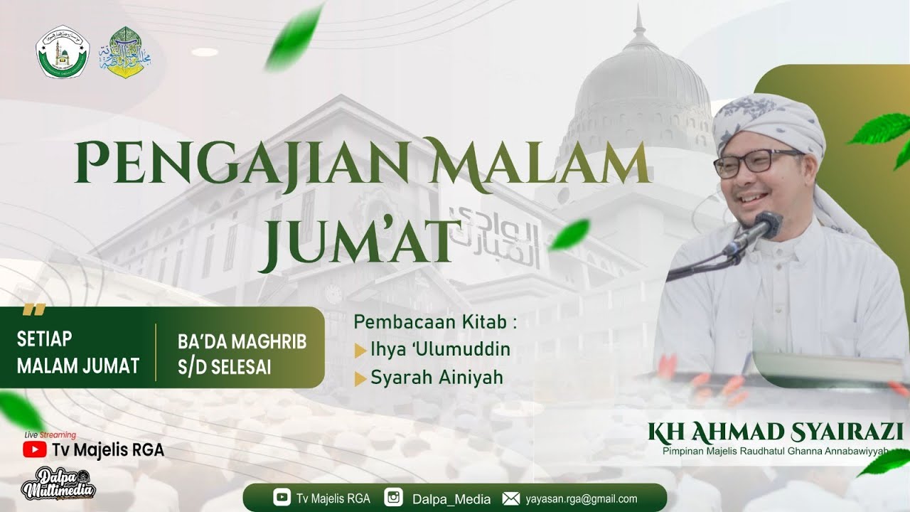 Majelis RGA | LIVE PENGAJIAN MALALM JUM'AT 16 APRIL 2026