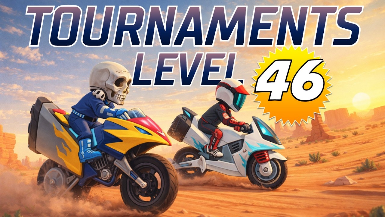 Grinding Bike Race Tournaments Until I Hit LEVEL 46 With THUNDER PHANTOM & MANIAC