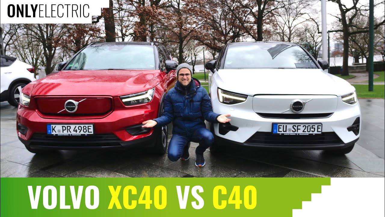 Volvo C40 vs XC40 EV - Comparing the AWD and RWD of the Fully Electric Volvo EVs