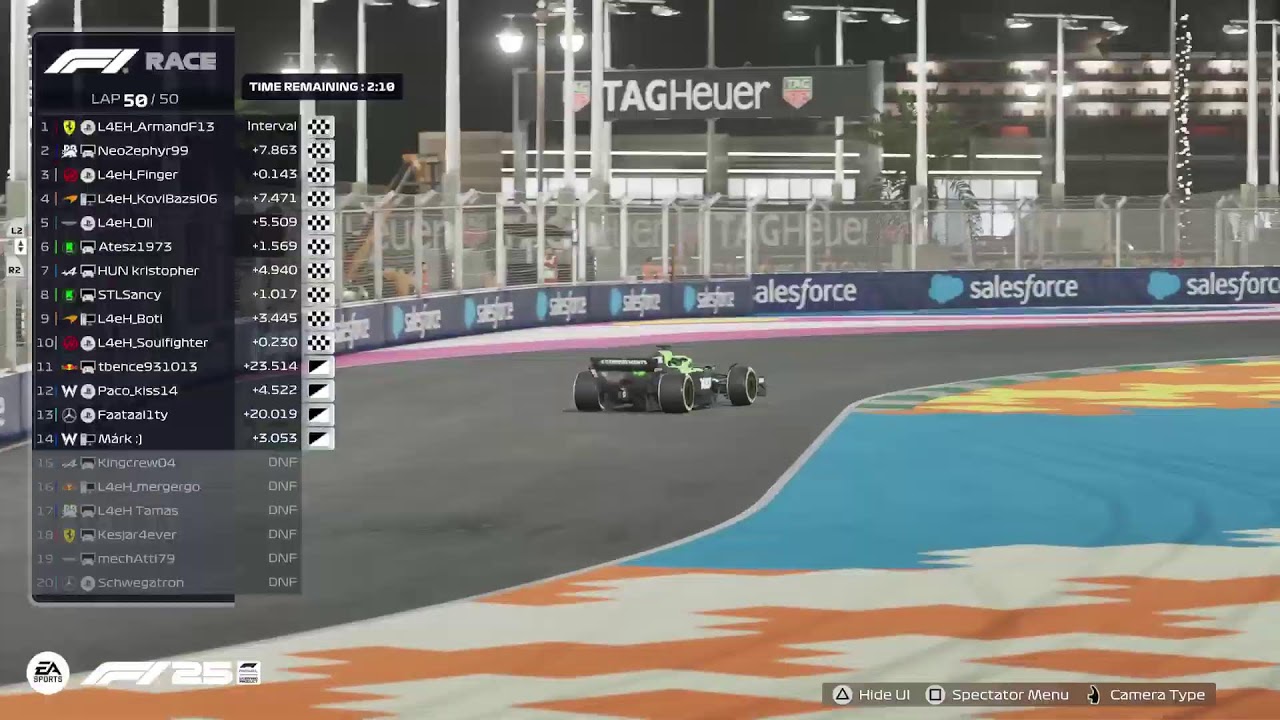 #96 F12025 - L4eH BTR Season 3 - Jeddus  Endurance 100%