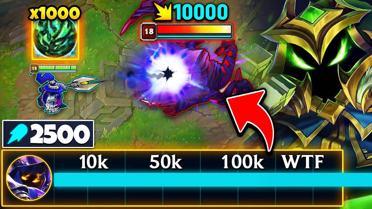 I BROKE THE VEIGAR STACK WORLD RECORD AND OH MY GOD THIS DAMAGE! (2500 AP)