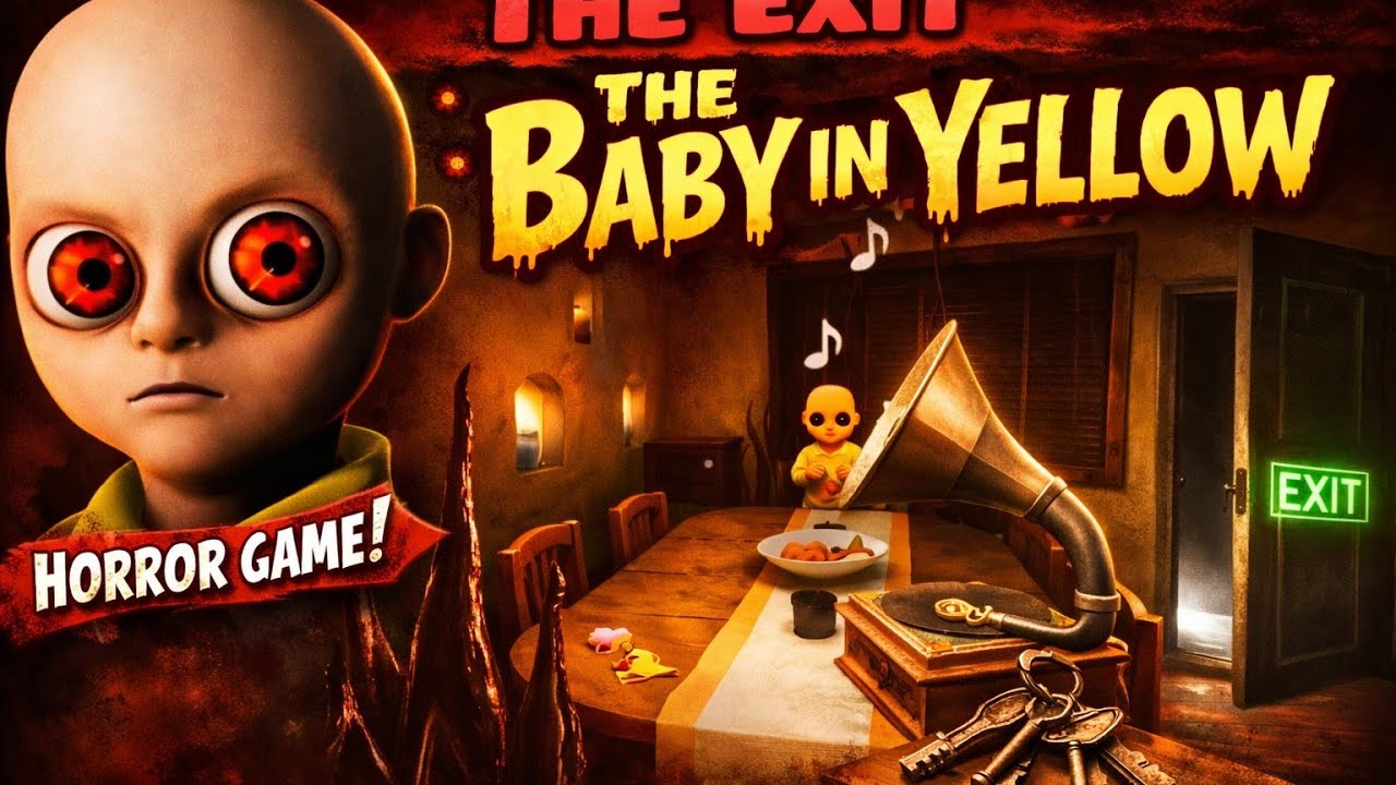 “4 Din Tak Phas Gayi 😭 | The Baby in Yellow | Exit Bahut Hard Hai”| hindi gaming | horror baby