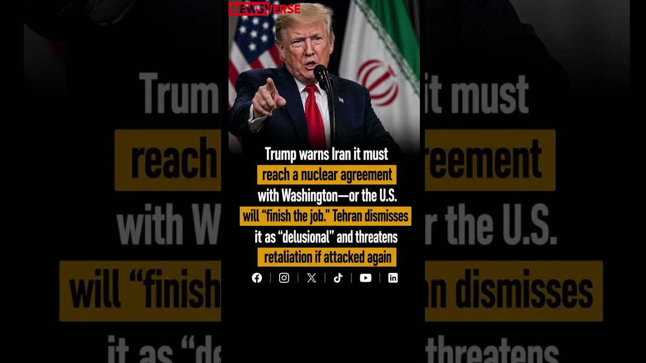 &ldquo;Finish the Job&rdquo; &mdash; Trump Warns Iran on Nuclear Deal