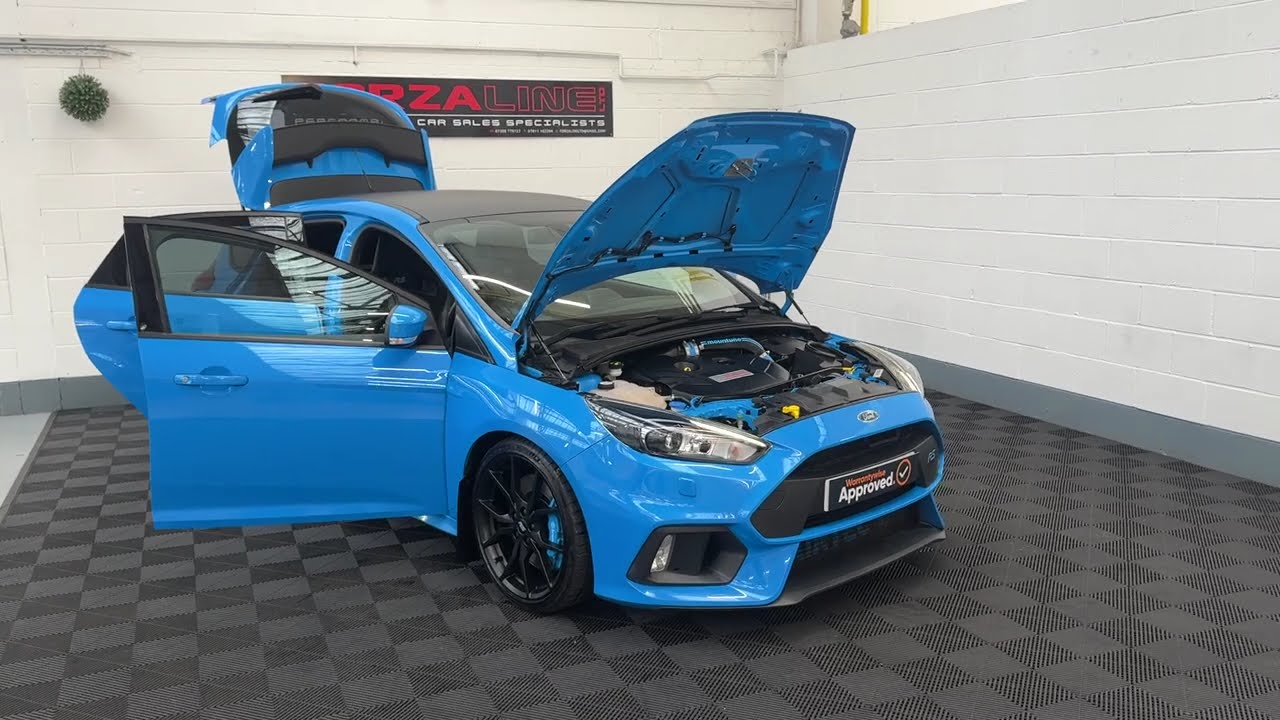 LOW MILES FOCUS RS MK3 , DREAMSCIENCE EXHAUST, MOUNTUNE, AIRTEC, TURBOSMART, NITROUS BLUE, FORZA