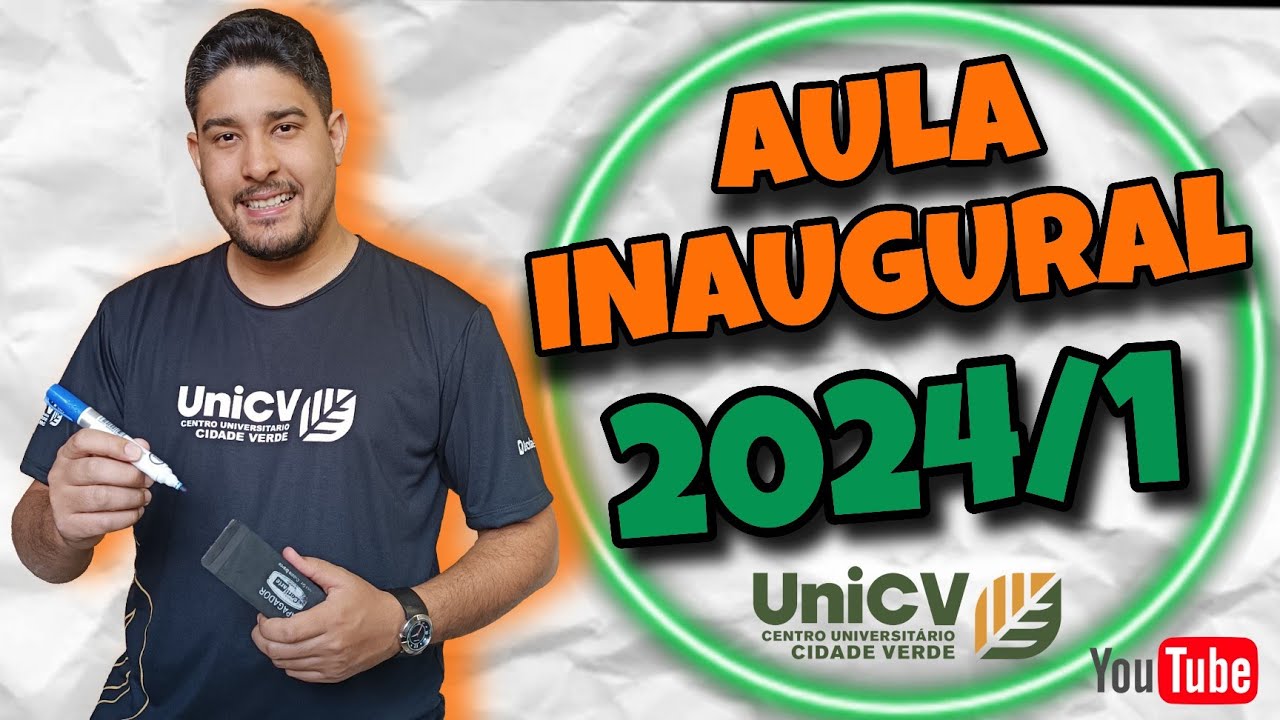 AULA INAUGURAL 2024 AMBIENTAÇÃO UNICV #UNICV #ambientação #graduação