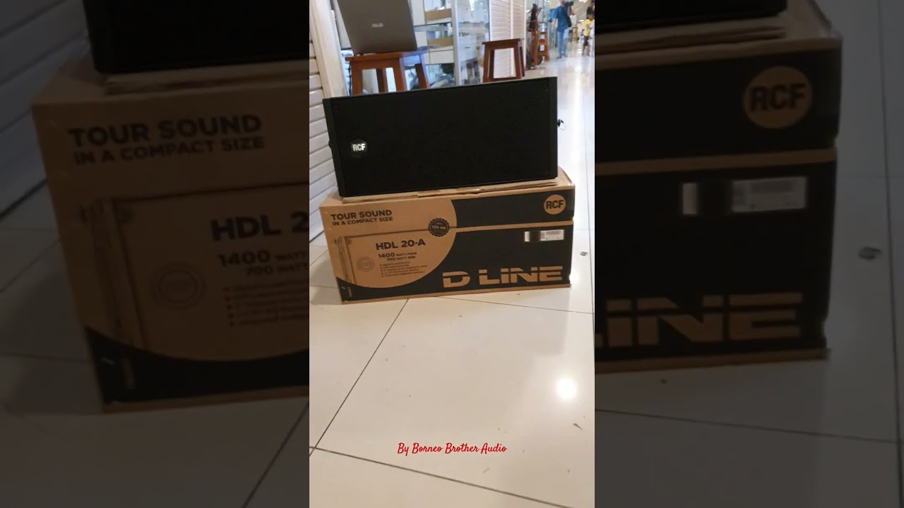 RCF HDL 20A, Line Array Aktif 2 × 10" 1400 Watt 