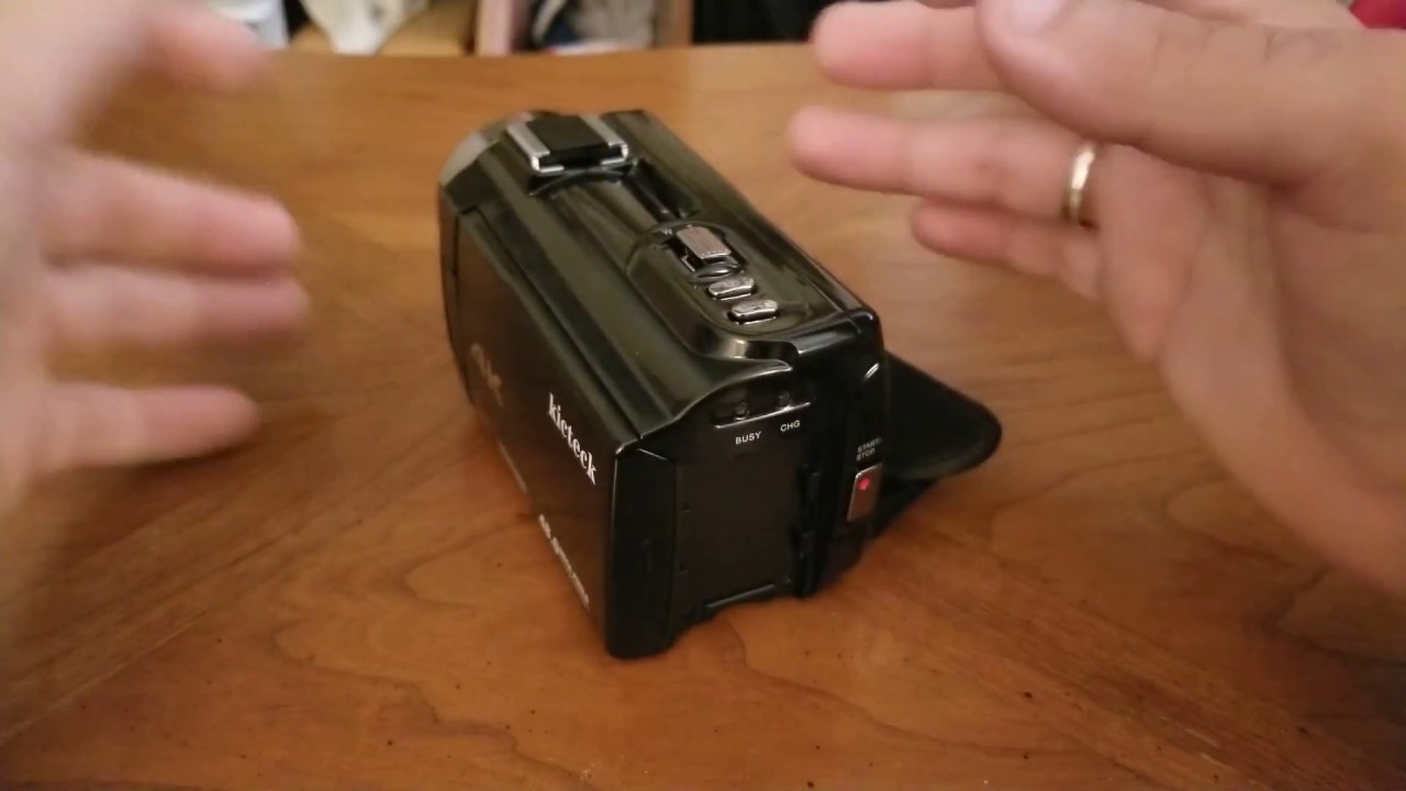 Best affordable 4K camcorder for youtube with external mic