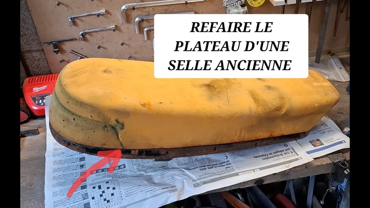 Restauration d'une selle moto