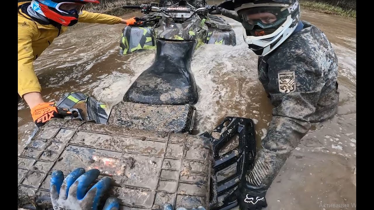 СУРОВОЕ ИСПЫТАНИЕ для нового квадроцикла SHARMAX 1100. Так он еще НИКОГДА не ПЛАВАЛ