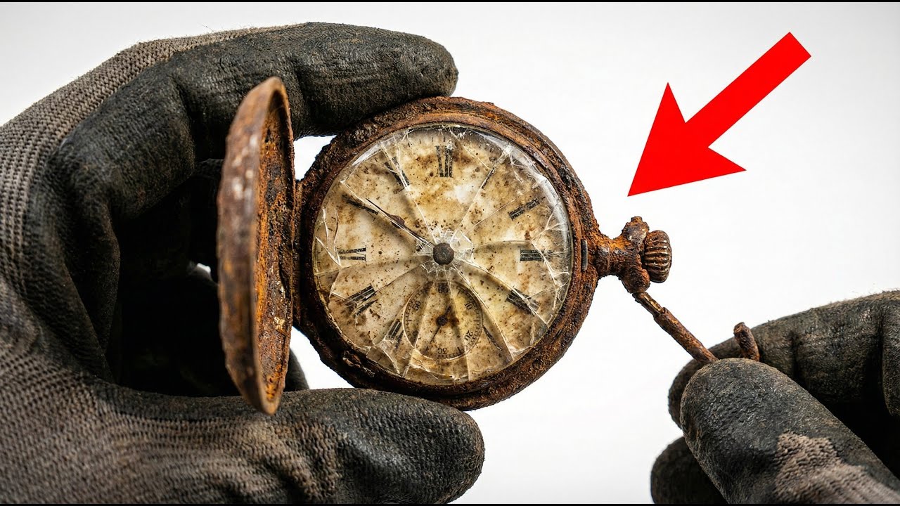 I Restored a Seized Pocket Watch... Then It Started Ticking Again