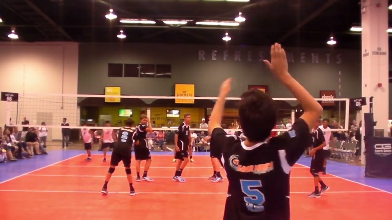 12 Year Old Miles Playing Indoor Club Volleyball