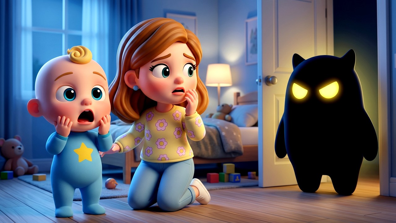 Monster in My Room Song | Baby Gets Scared & Mom Helps | Monster Song for Kids | GoYoYo Kids