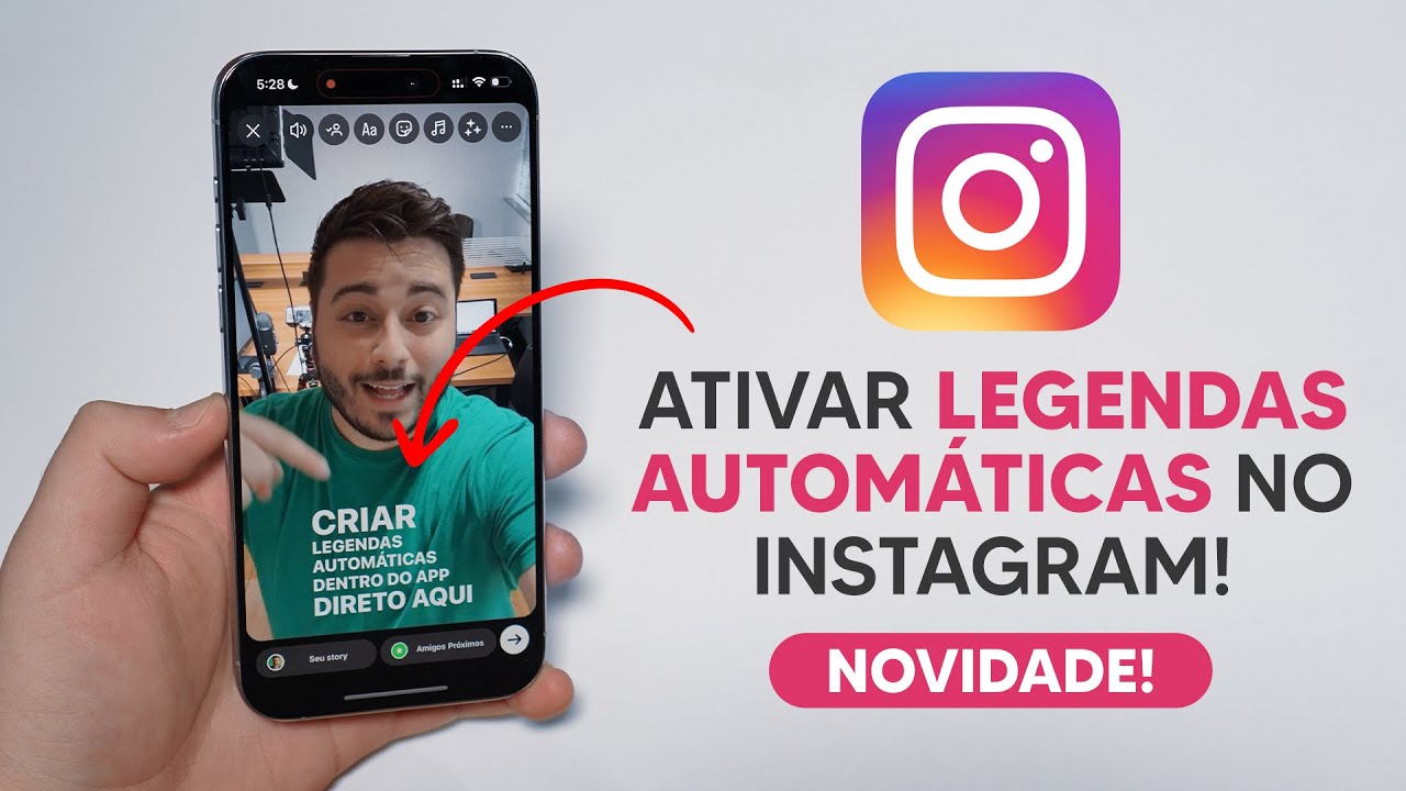 Como Gerar Legendas Autom&aacute;ticas no Instagram (FINALMENTE!)