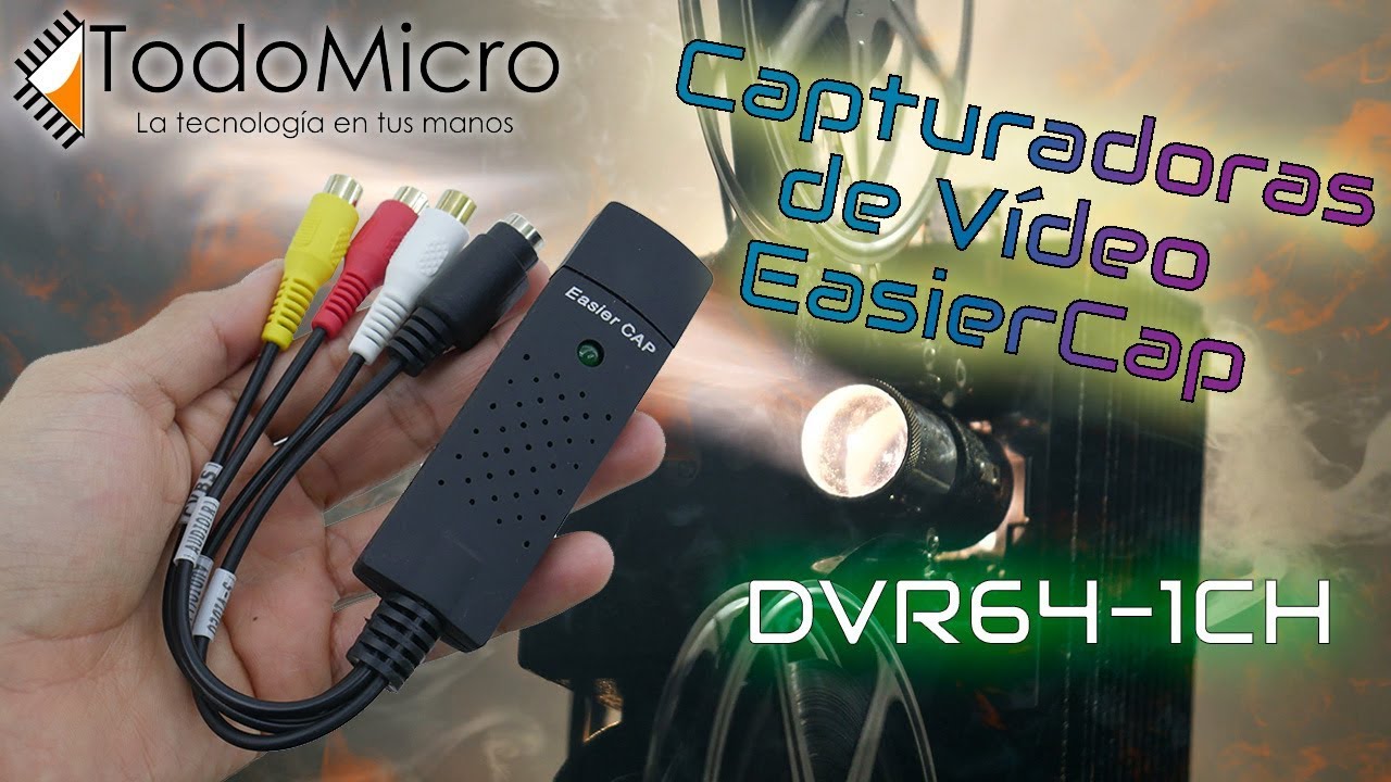 Digitaliza tus VHS y RCA con nuestra capturadora de vídeo EasyCap