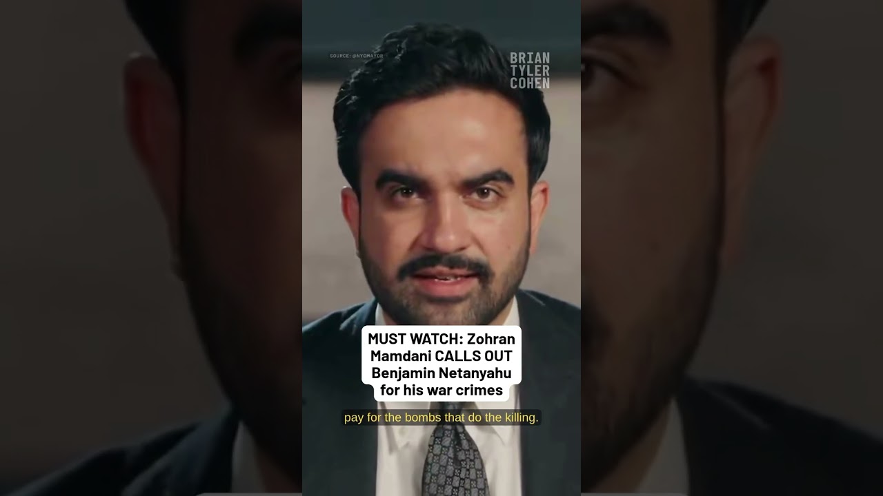 MUST WATCH: Zohran Mamdani CALLS OUT Benjamin Netanyahu for his war crimes