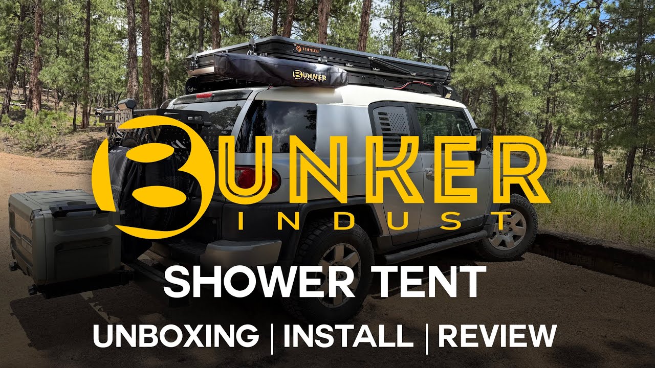 BUNKER INDUST Shower Tent Unboxing, Install & Review