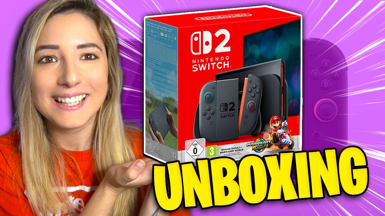 UNBOXING NINTENDO SWITCH 2: &Egrave; ANCORA PI&Ugrave; BELLA DI QUANTO PENSASSI!