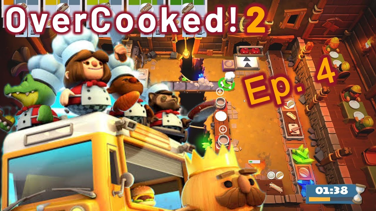 Overcooked! 2 Ep. 4 - Were Cooked! #overcooked2  #gameplay #4player