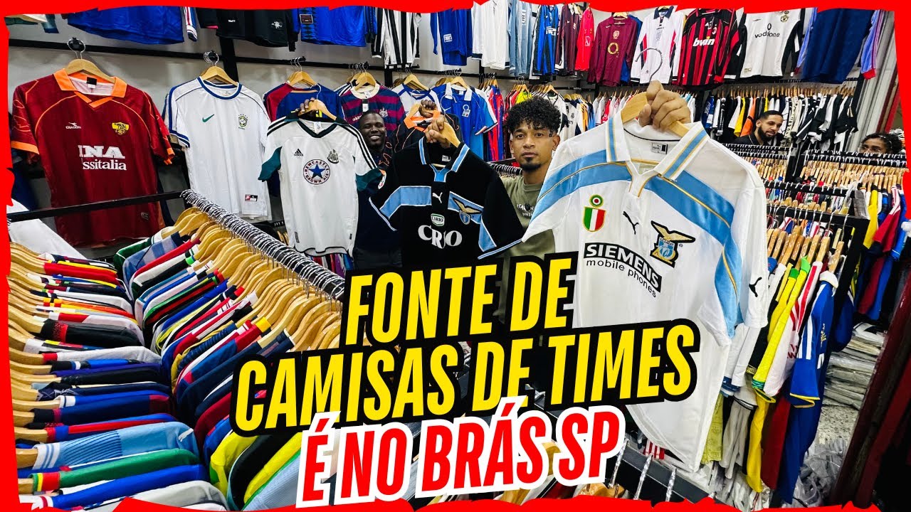 👕⚽ A FONTE DE CAMISAS DE TIMES NO BRÁS SP!!! E MUITO MAIS ⚽👕