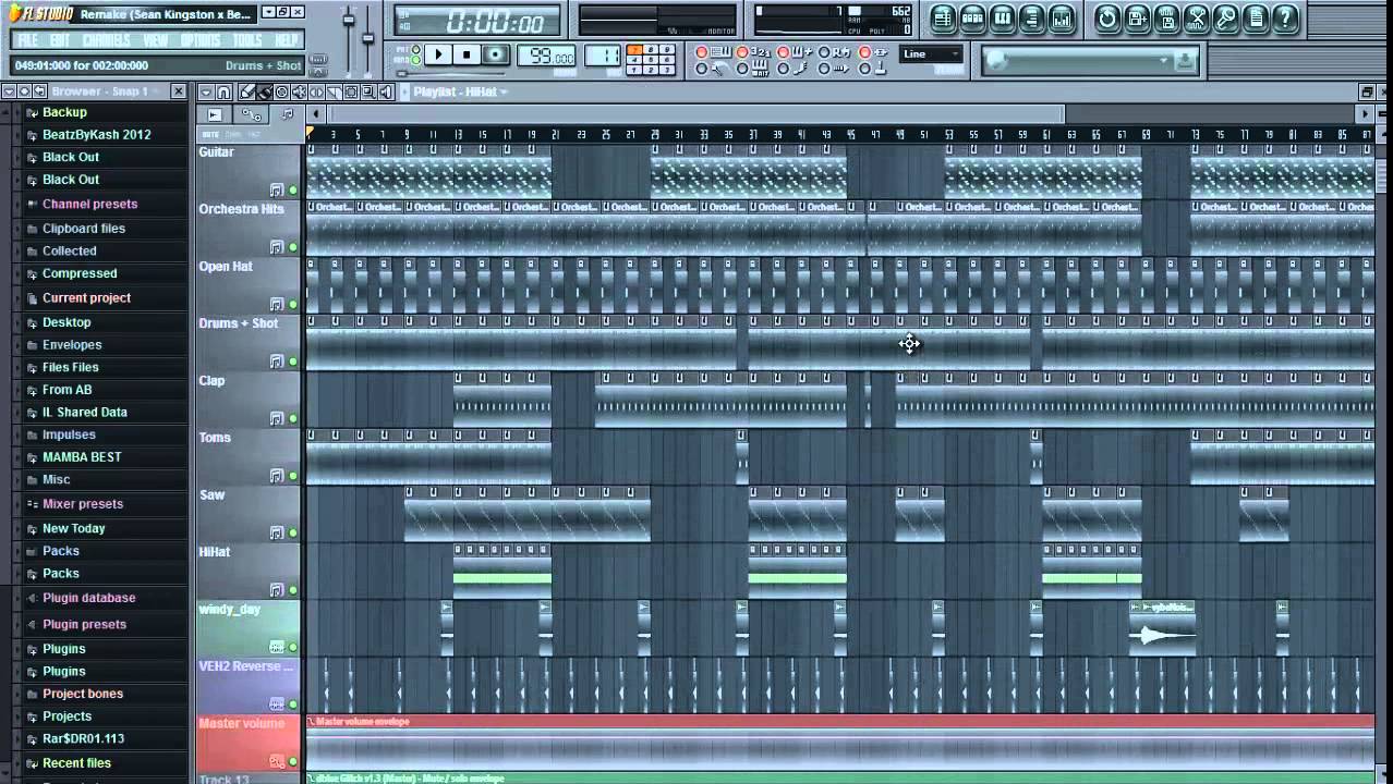 Sean Kingston Beat It (Instrumental Remake + Free FLP)