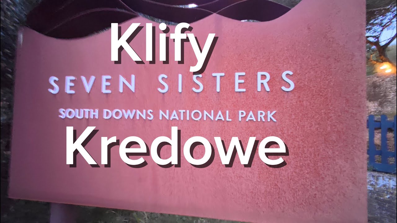 Klify kredowe południowe wybrzeże Anglii.