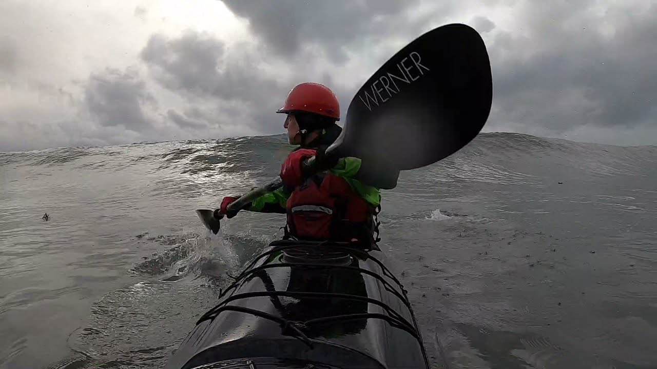 Sea Kayak Surfing - Current Designs Karla LV Jordan River Heli Pad - with Alex Matthews