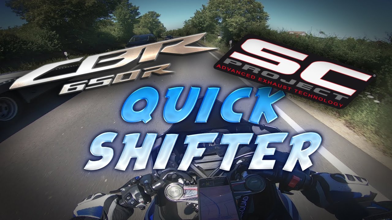 QUICKSHIFTER | HONDA CBR650R RAW | FULL SC-PROJECT EXHAUST