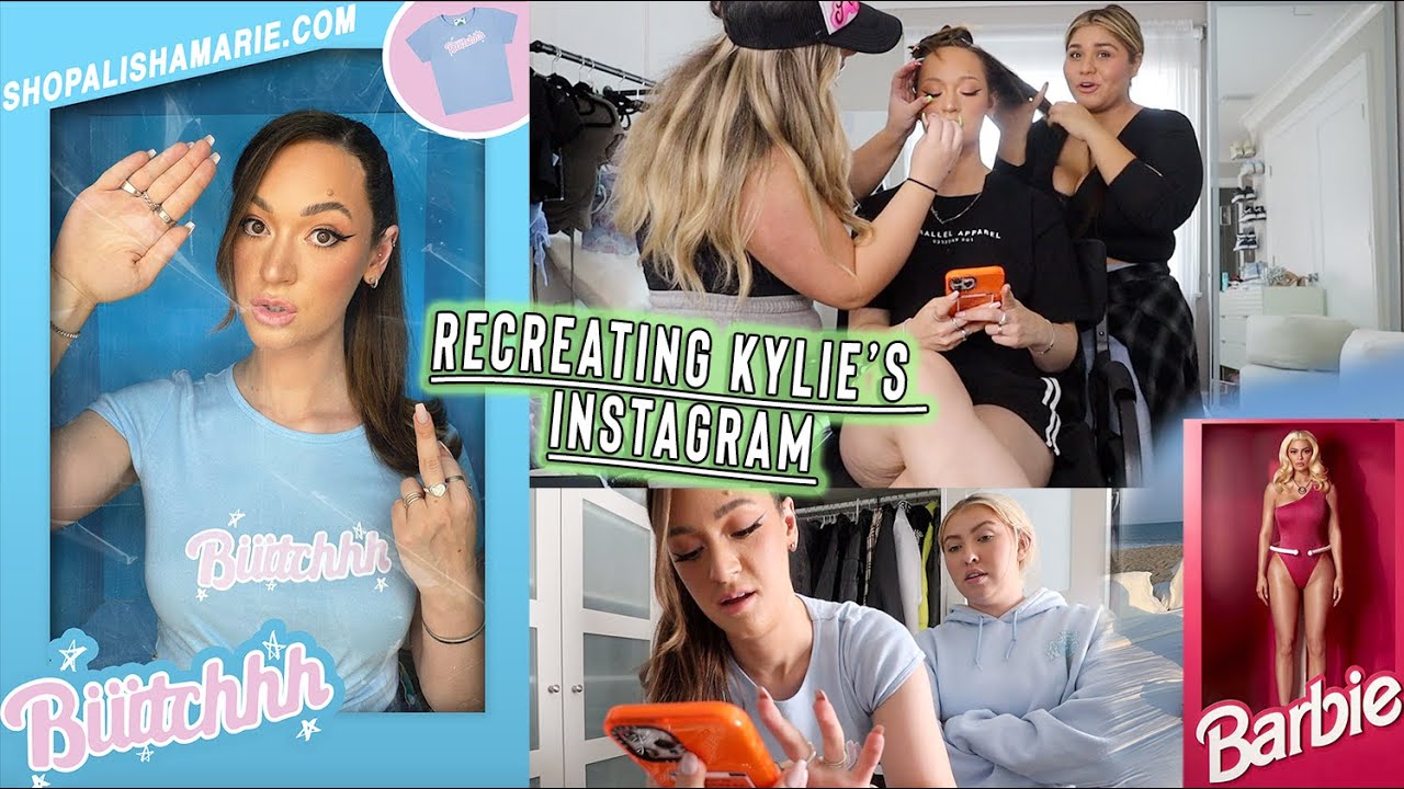 recreating kylie's barbie instagram + going to the beach!!