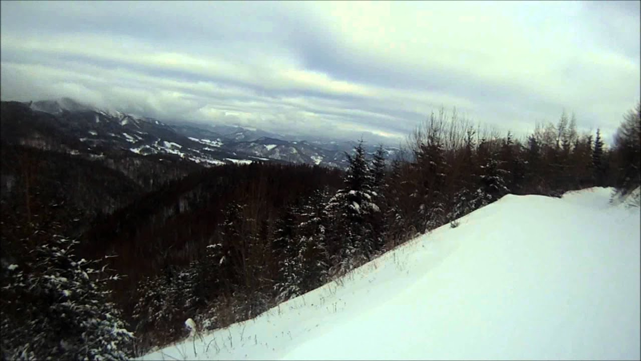 TOUR de Kr&aacute;liky - odbočka Malachov - Horn&eacute; Pr&scaron;any (bežkovanie v Kremnick&yacute;ch vrchoch) HD