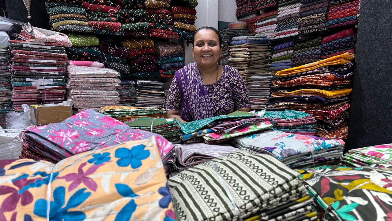 Beno video banavo || Balmukund dress material 