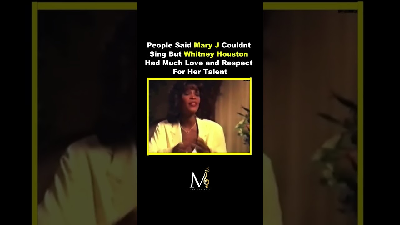 Уитни Хьюстон сказала, что Мэри Джей Блайдж была потрясающей 