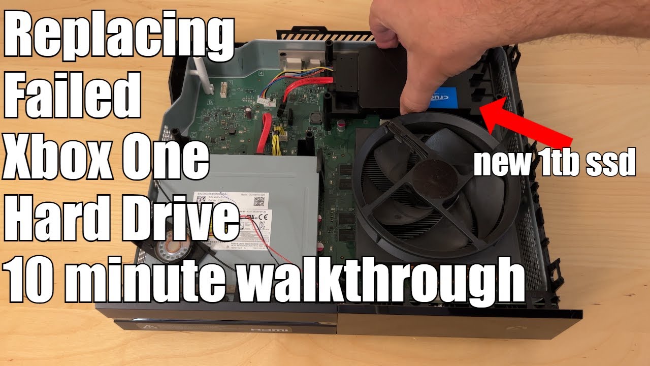 Как заменить неисправный жесткий диск Xbox One на SSD