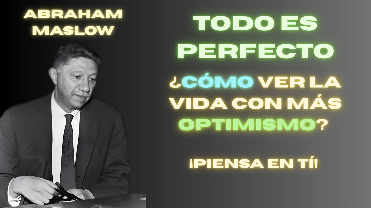 TODO ES PERFECTO ¿CÓMO VER LA VIDA CON MÁS OPTIMISMO?