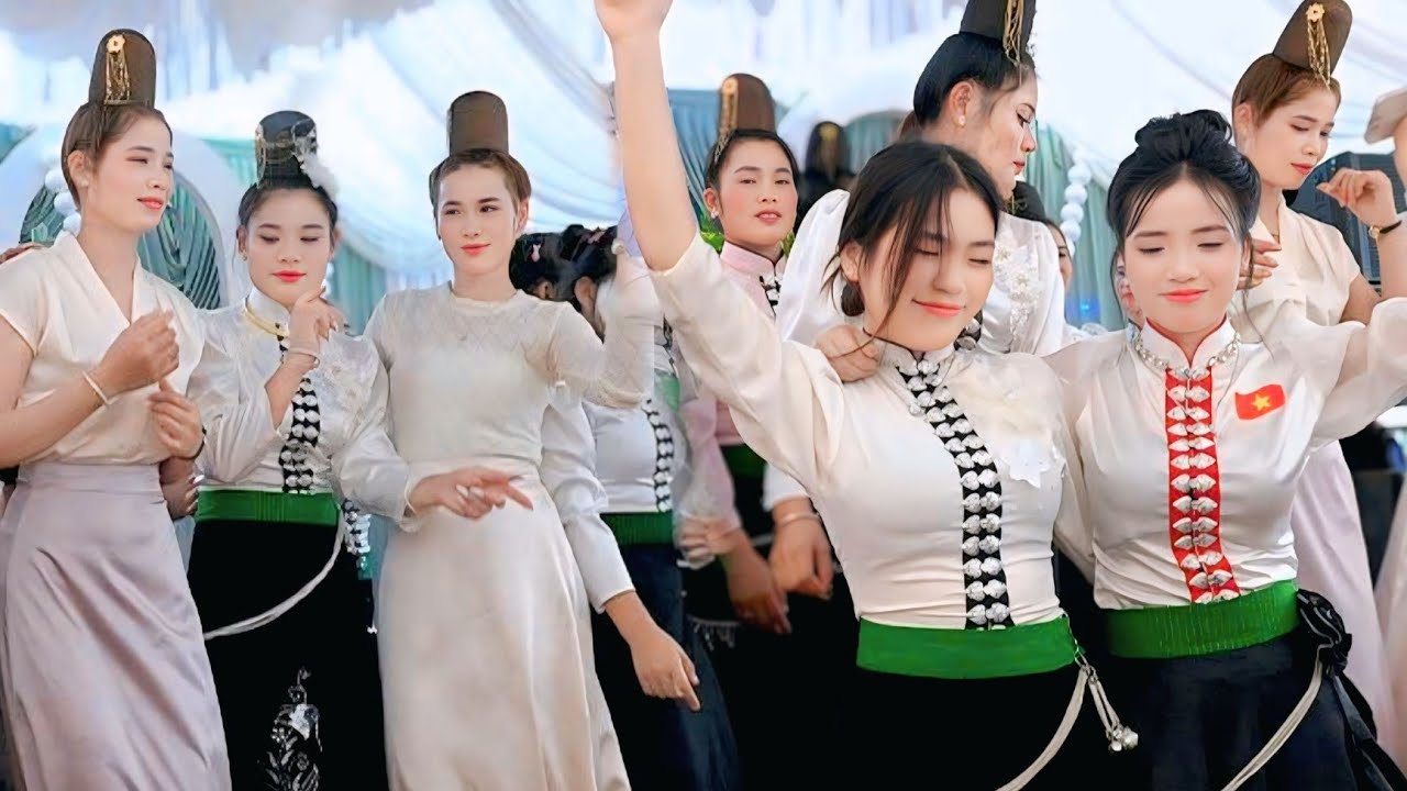 MẾT CỠ CÁC CHỊ EM GÁI THÁI BẢN CÁT LÓT XÃ CHIỀNG LA | NHẢY MỪNG LỄ VU QUY 