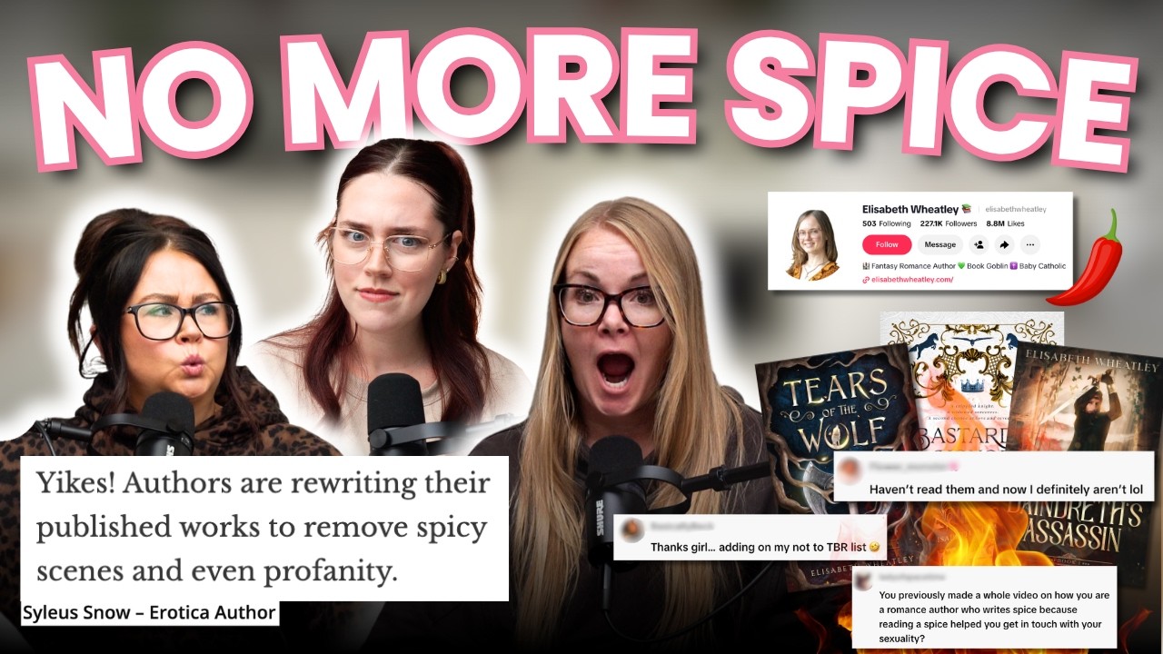 She Removed The Spice From 5 Published Books.. Can She Do That?! | Elisabeth Wheatley Controversy