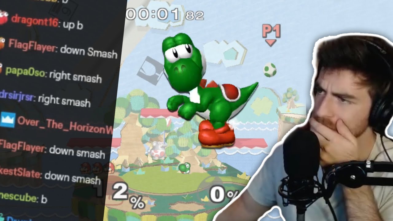 Can Twitch Chat beat A SINGLE CPU in Smash Bros Melee?