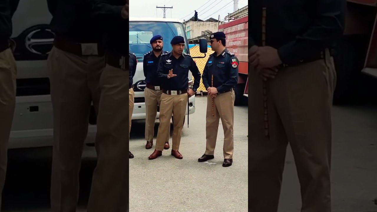 Kpk police officers in happy mood #police #youtubeshorts