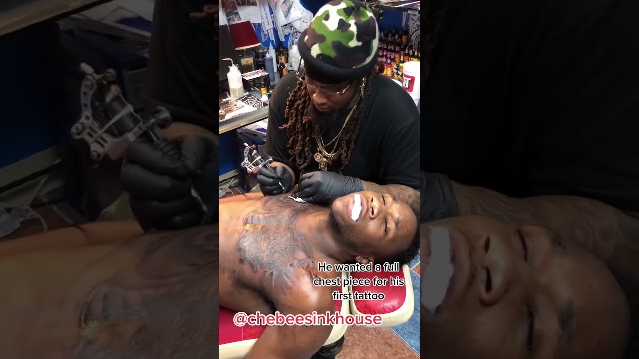 😲first tattoo experience 😂 #tattooshorts