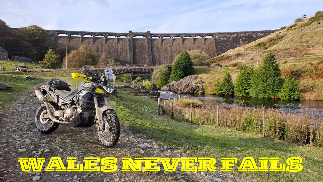 adventure bike's off road in wales north to south aprilia tuareg and yamaha tenere