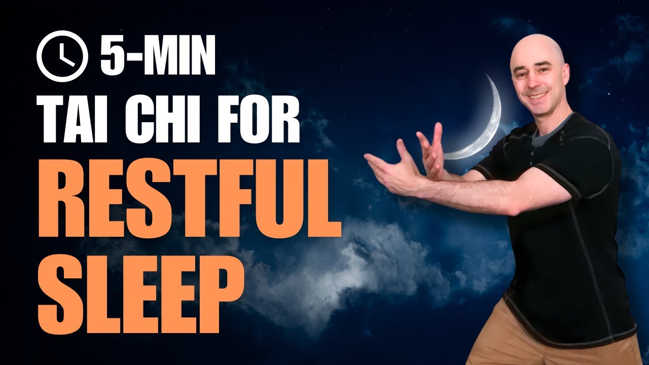 5 Minute Tai Chi Flow for a Restful Night's Sleep | Bedtime Tai Chi | Begin with Breath Tai Chi