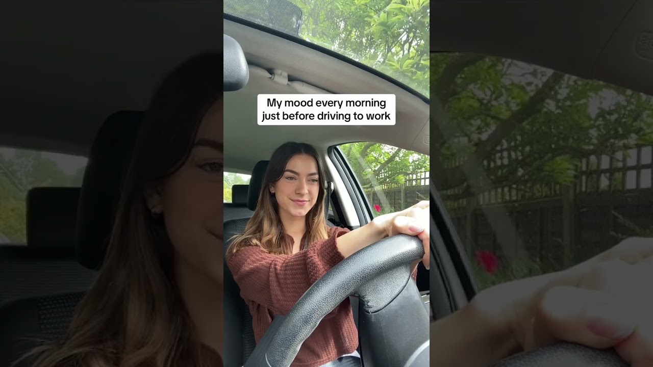 That feeling when you have to drive to work...