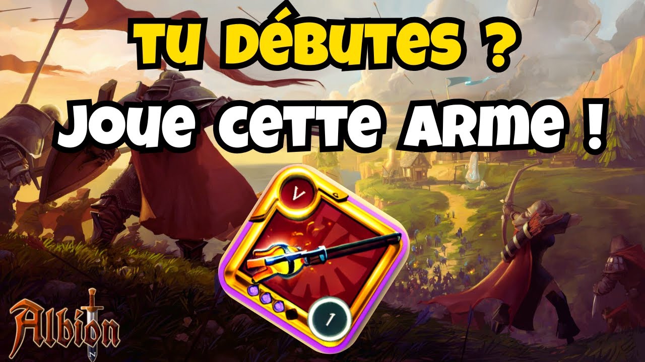 Albion online : L'une des MEILLEURES arme pour LES DÉBUTANTS EN PVP dans Albion