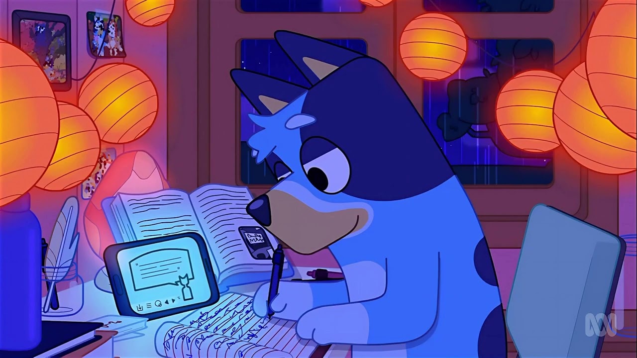 Lo-Fi music with bluey chill music
