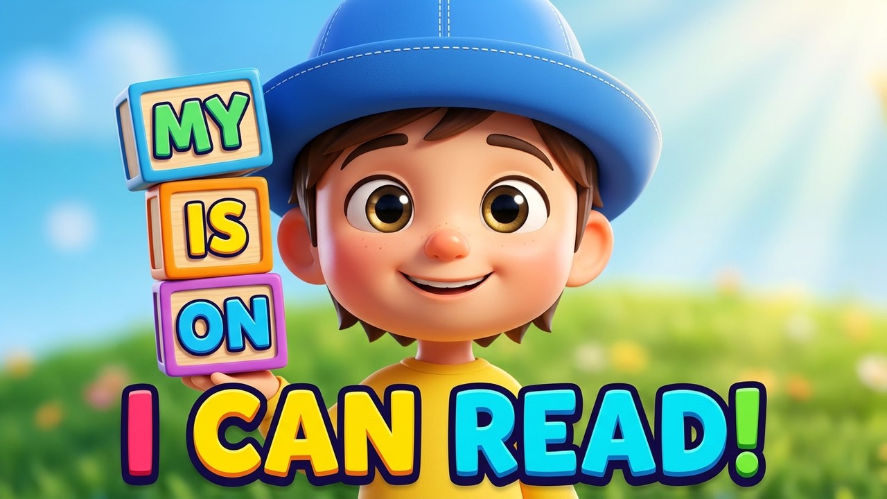 My Blue Hat 🧢 | Learn Sight Words (My, Is, On) | Kids Moral Story About Caring for Things