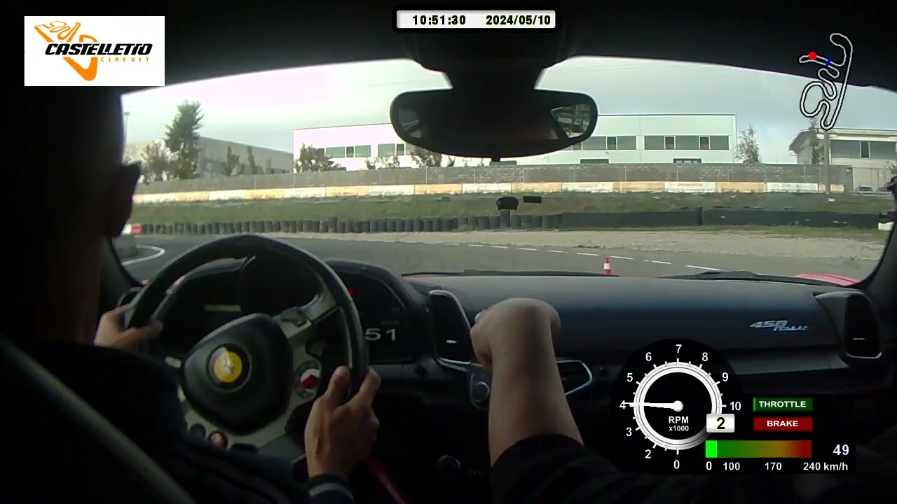 Ferrari 458 Italia - Motodromo Castelletto di Branduzzo