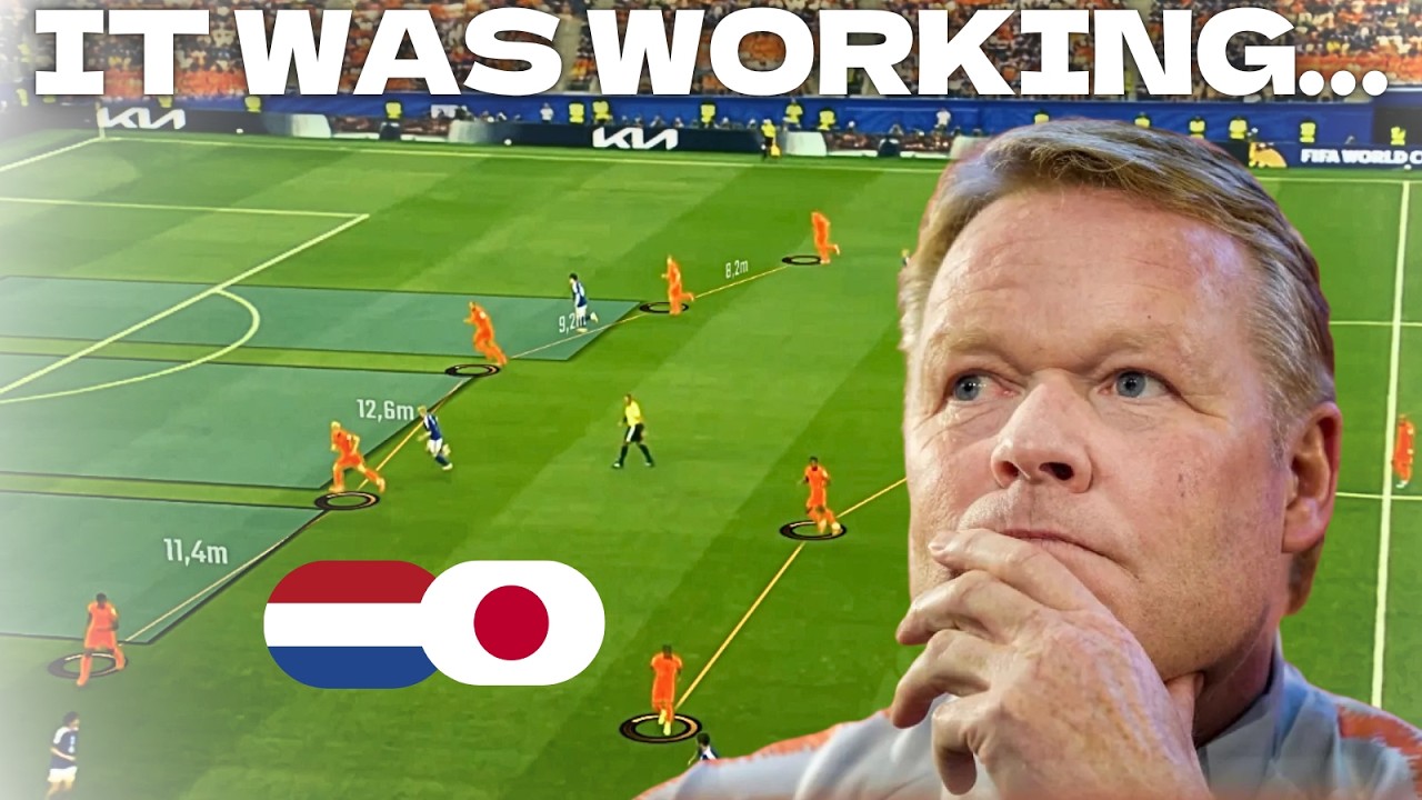 How Ronald Koeman's Tactics Solved Japan&hellip; Almost | Netherlands vs Japan World Cup Tactical Analysis